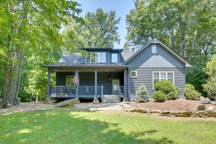 Luxe Cabin W/ Mountain Views, Fire Pit And Hot Tub - Boone, NC