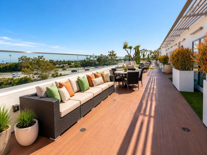 3 Miles To Beach | King Bed | Parking | Rooftop - 聖莫尼卡