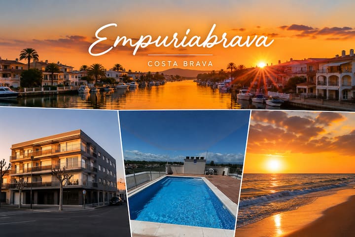 Empuria Brava T4 / Plage / Port / Piscine / Clim - Ampuriabrava
