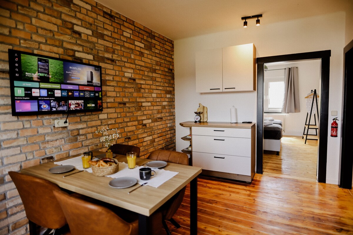 Modernes City-Loft für 4 Personen I Längerer Aufenthalt - Salz - Naumburg