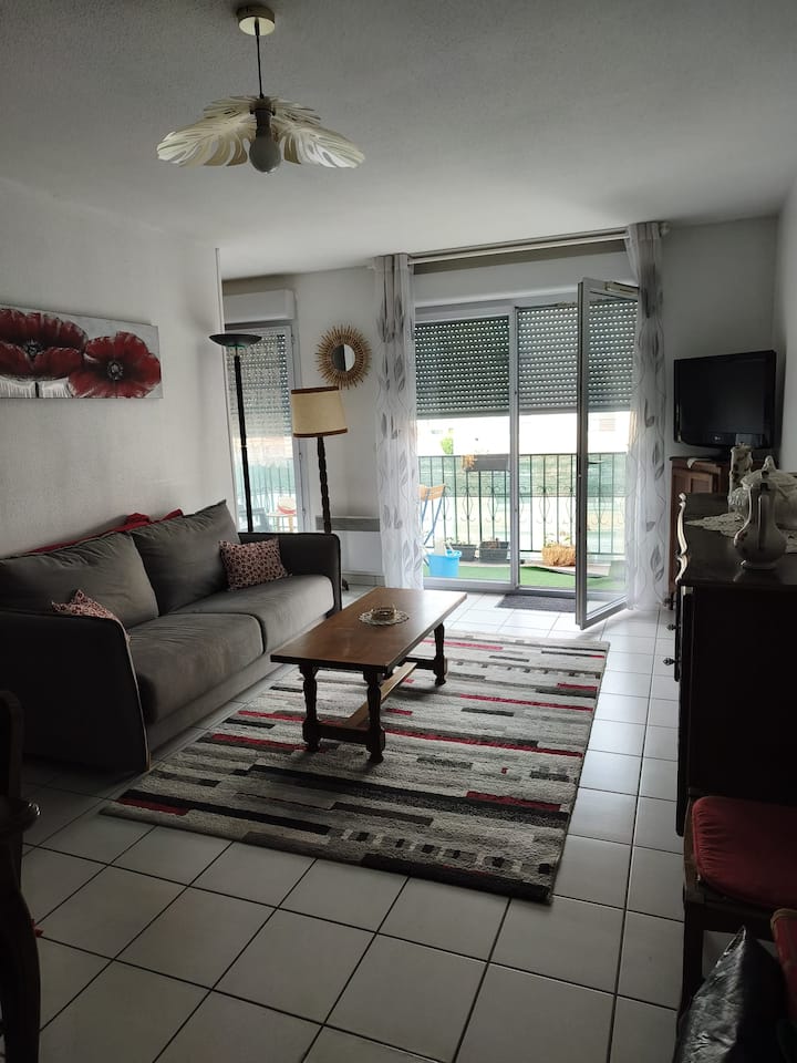 Appartement Deux Pièces Avec Balcon - Centre Ville - Lourdes