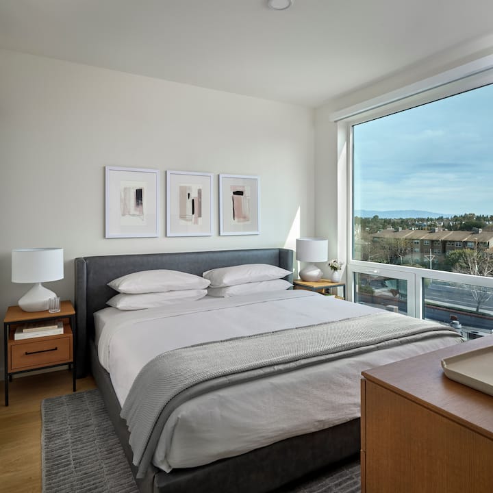 Modern 1 Bed | Extended Stay Friendly - 聖荷西