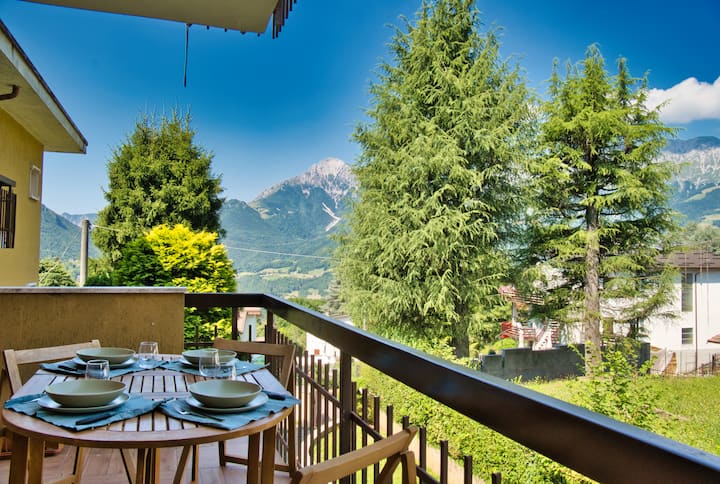 Mountain Escape Mountain View & Private Sauna - Barzio