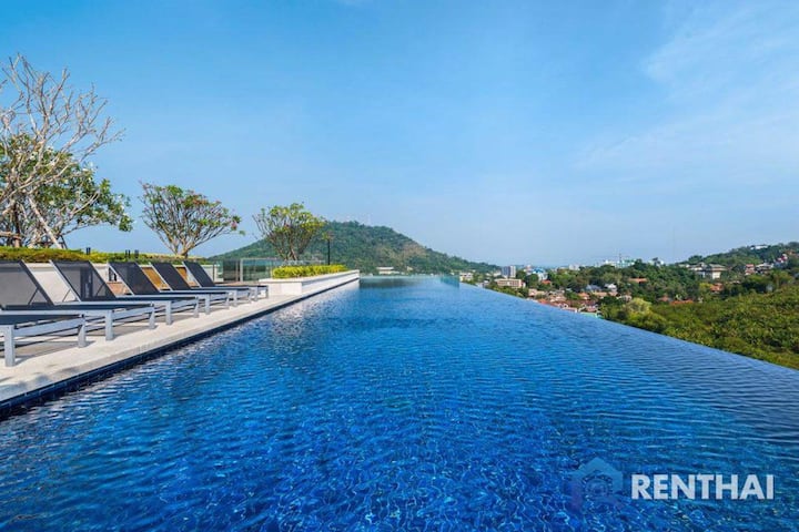 One Bedroom And Roof Top Pool In Phuket Town H#3f - Phuket