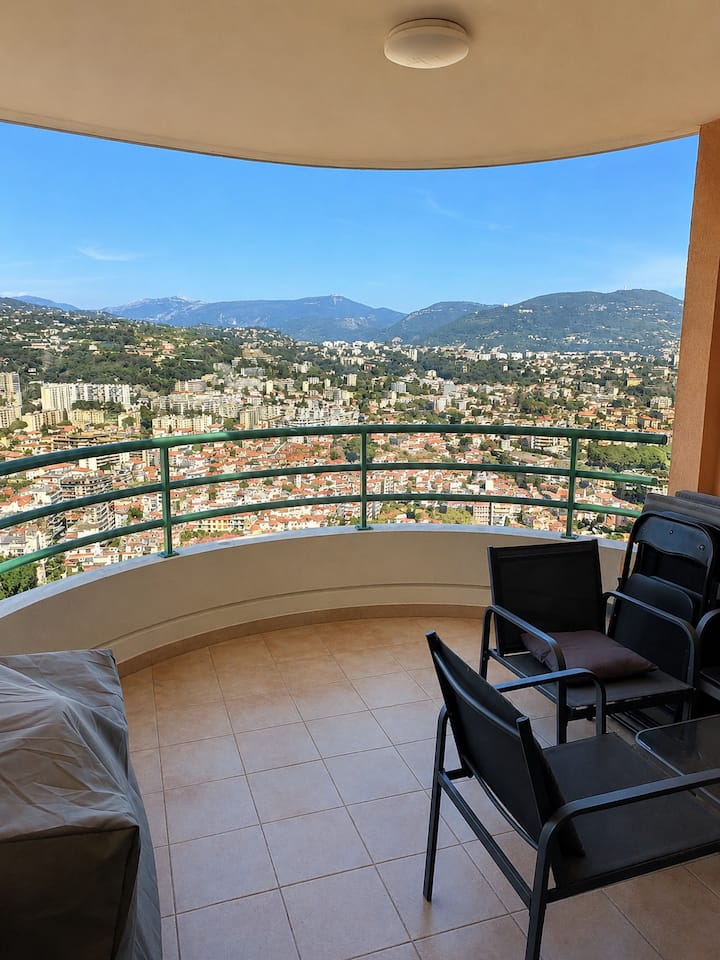 Appartement Vue Sur Nice Avec Terrasse Et Piscine - Nice
