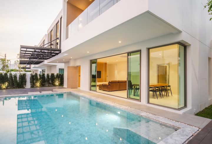 Treva Villa | (3br) Private Pool Near Phuket Town - Phuket