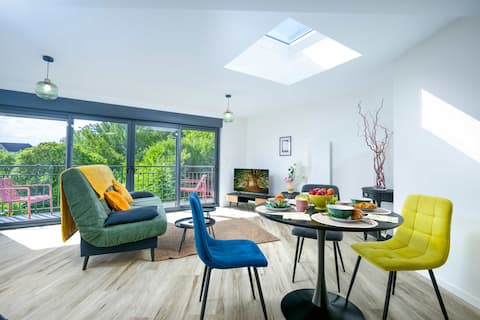 Top Airbnb: Le Herbin - Bethune center - balcony à Béthune