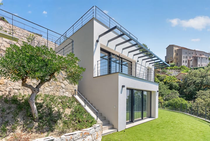Splendide Maison - Hauteur De Menton - Parking - Menton