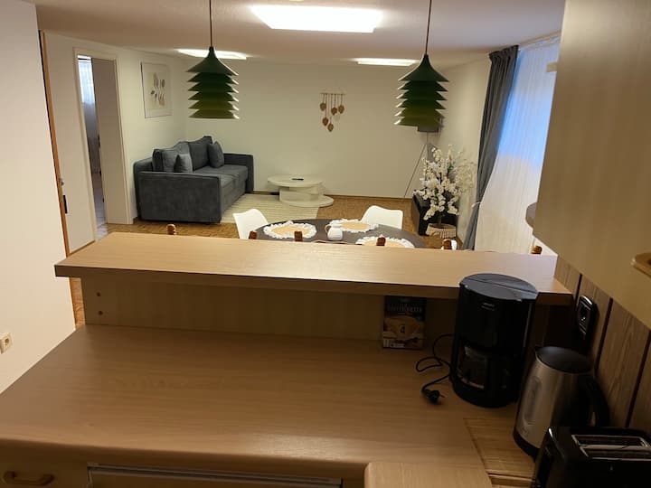 Souterrainwohnung - Lichtdurchflutet & Thekenküche - Oberharmersbach