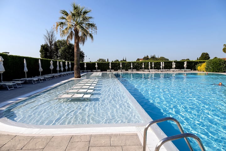 Casa Con Giardino, Piscina E Bbq Al Lago Di Garda - Lazise