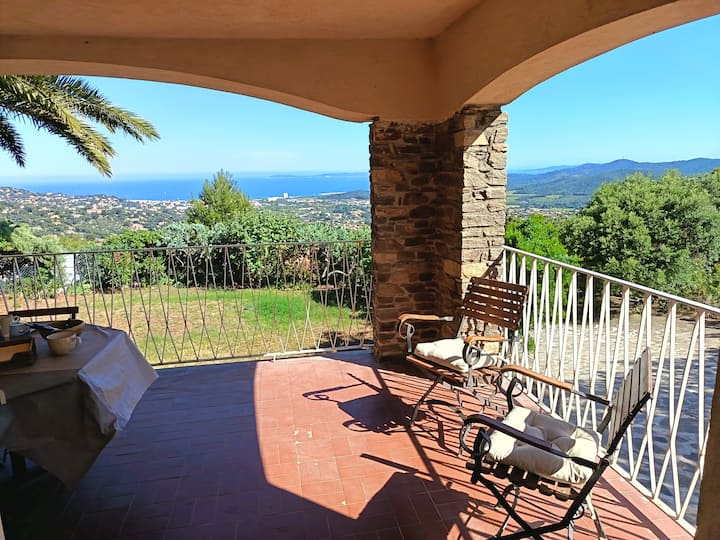 Villa 8 Personnes, Vue Mer Panoramique, Piscine - Bormes-les-Mimosas