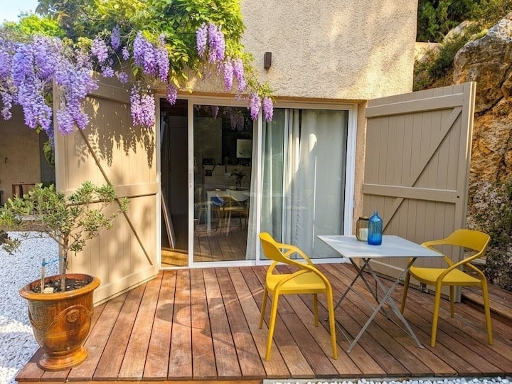 La Parenthèse St Cassien - Joli Studio Et Terrasse - Montauroux