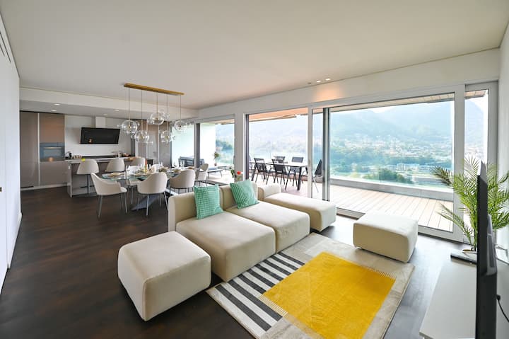 Corba Luxury Lake View Apartment - Canobbio