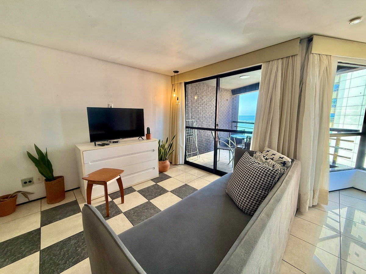 Foto do anúncio de Apartamento 5 pessoas - Frente ao Mar - Aceita Pet em Mucuripe, Fortaleza