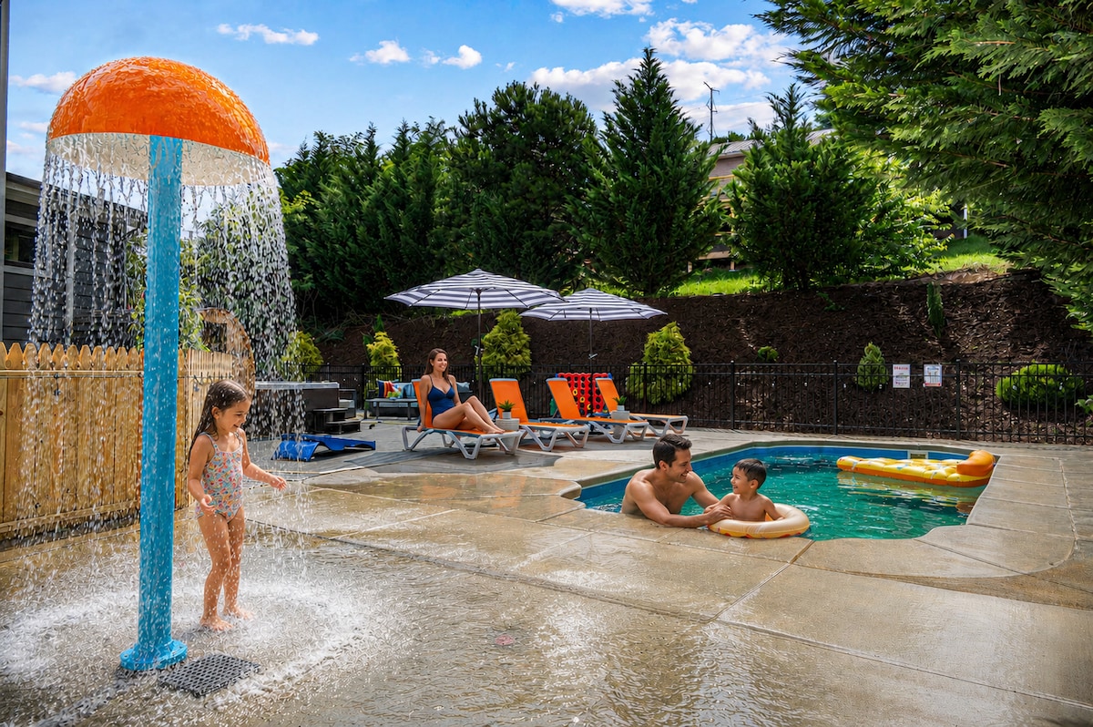 Lux Resort splash pad