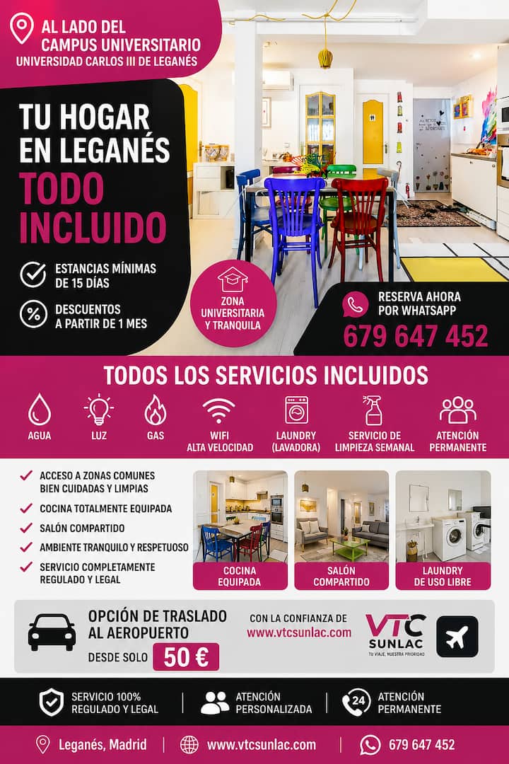 Apartamento Completo En Campus Universitario - Moraleja de Enmedio