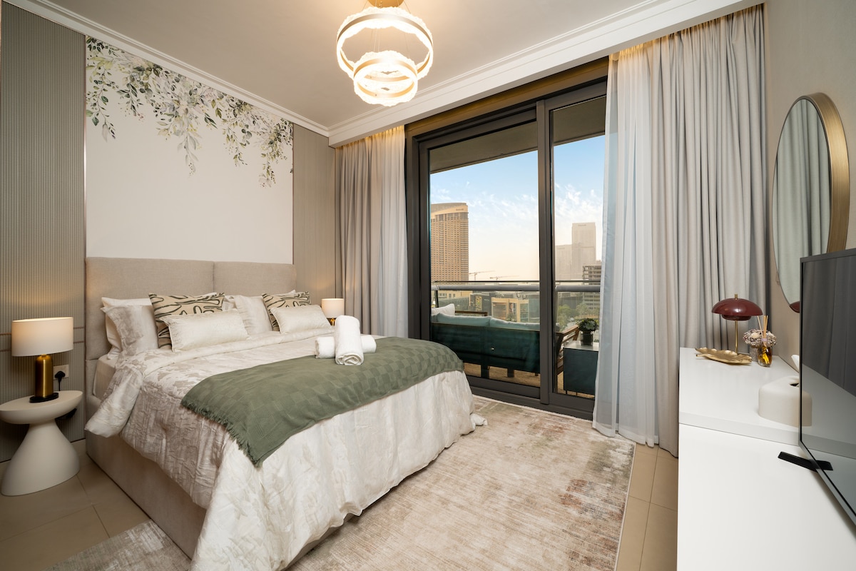 1 Bedroom Furnished Apartment with Fountain View | Burj Vista 3