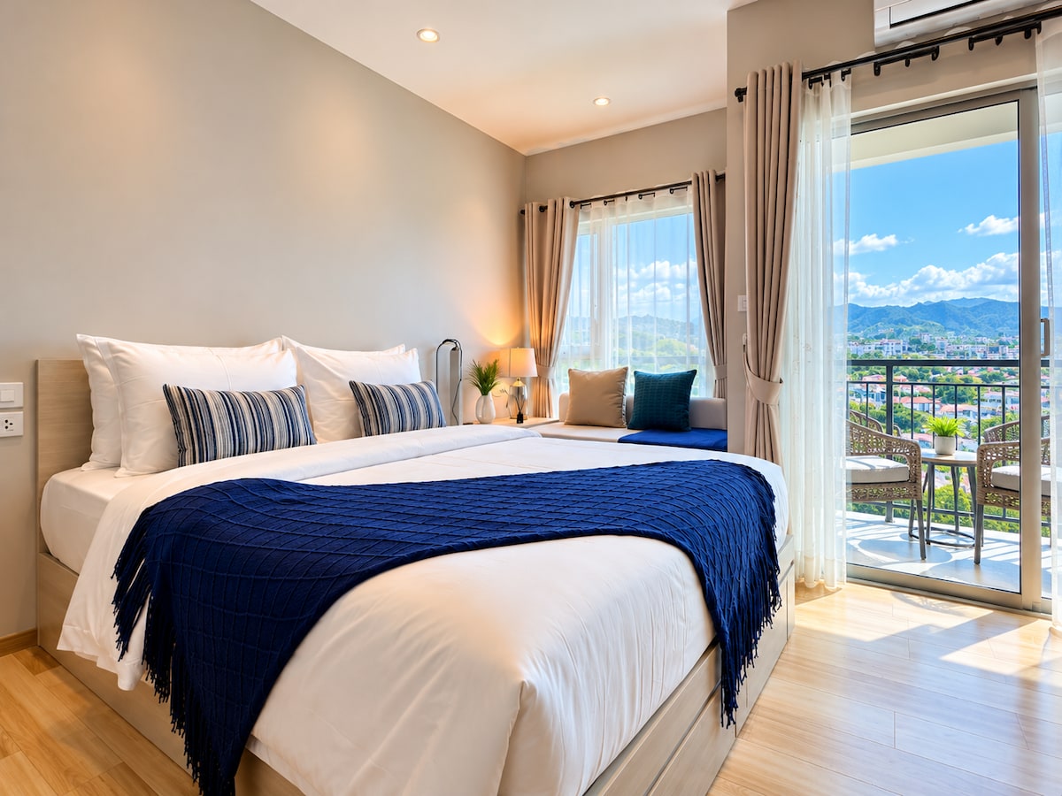 Title Serenity studio with garden view by TVC - Apartments for Rent in ...
