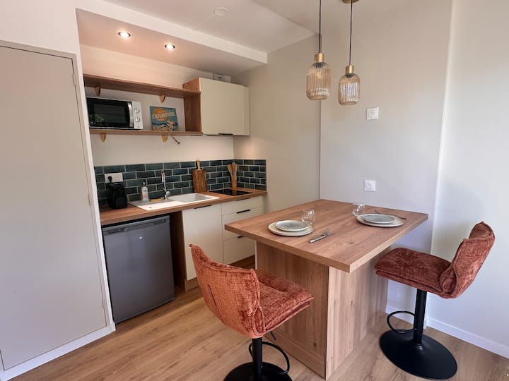 Studio Avec Piscine à Moins Dun Pas Du Port - Larmor-Baden