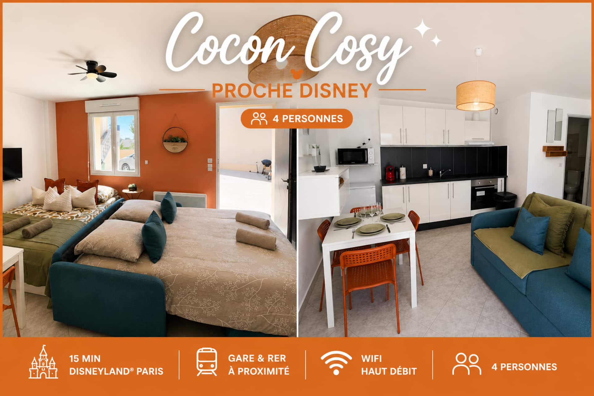 Le cocon de Dampmart - 4 people - Disneyland Paris