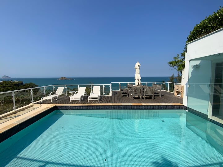 Rj849 Casa Da Praia Joá 04 Suítes - Rio de Janeiro