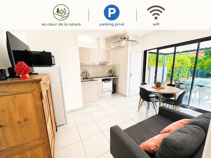 Lescapade Avec Jardin En Provence Verte - Nans-les-Pins