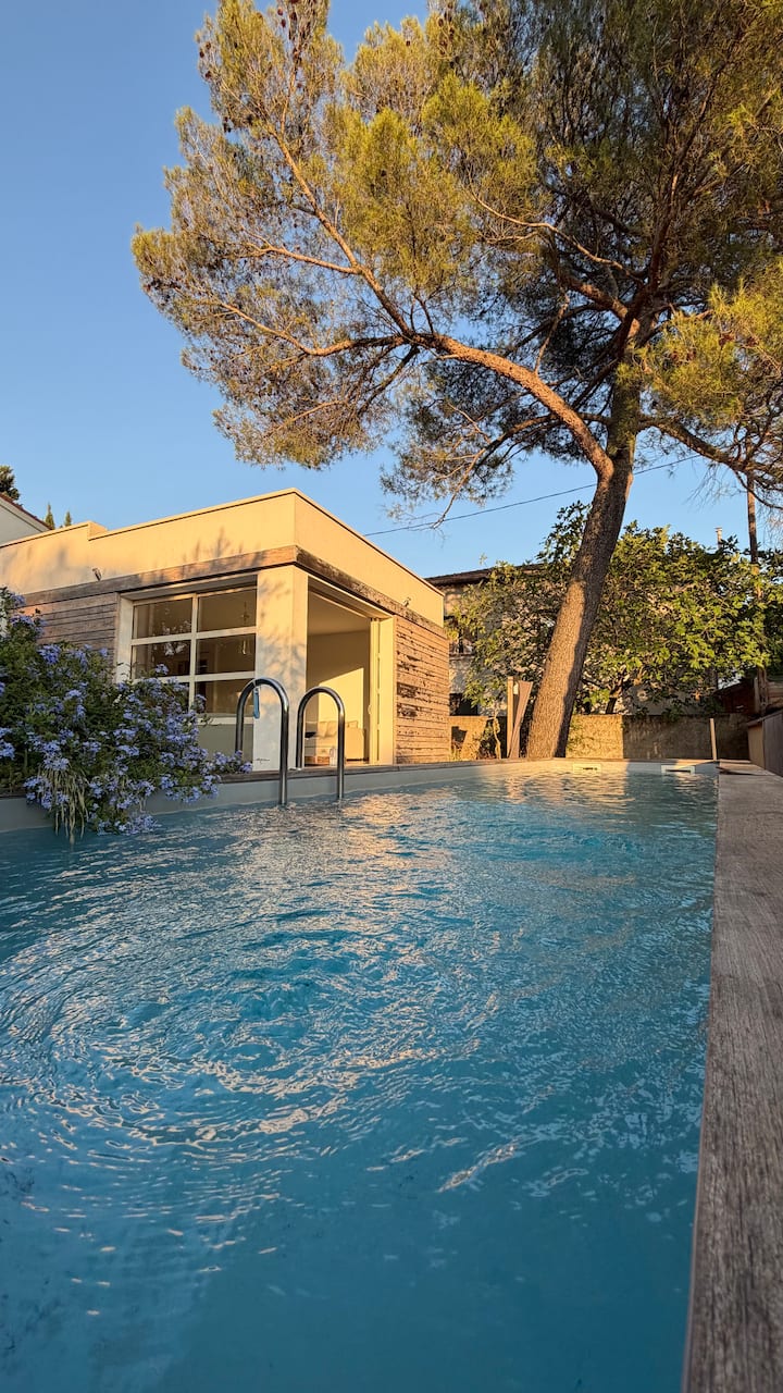 Villa Contemporaine Avec Piscine à Nîmes 6 Pers. - Nîmes