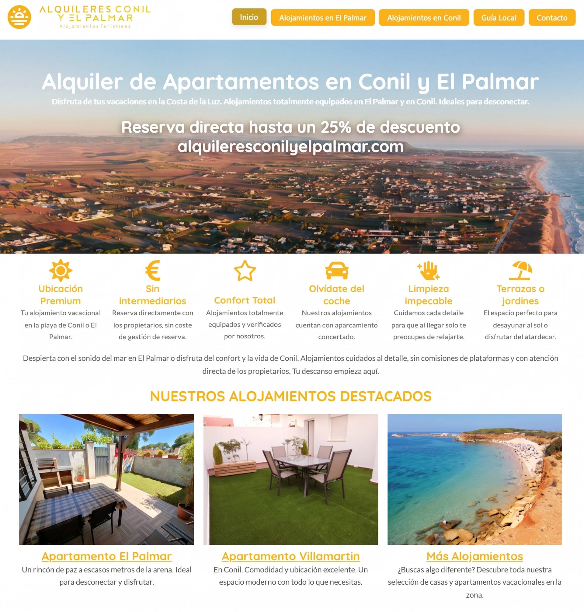 El Palmar apartment 500 meters from the beach. — photo 4