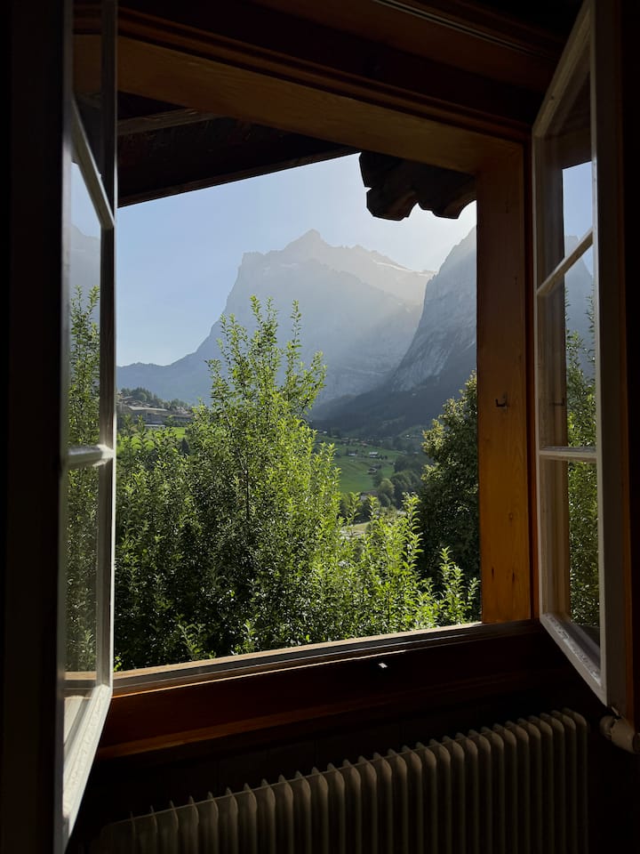 Ferienwohnung Lütschifuhren Mit Bergblick - Grindelwald