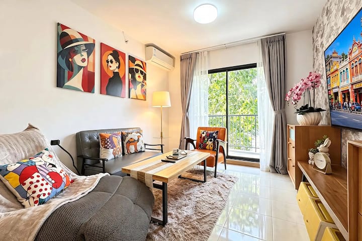 Bright 2br Pool & Garden Phuket Town Center - Phuket