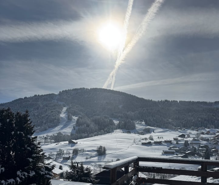 Magnifique Vue Montagne, Jardin  Bus Ski à 1 Min - Crest-Voland