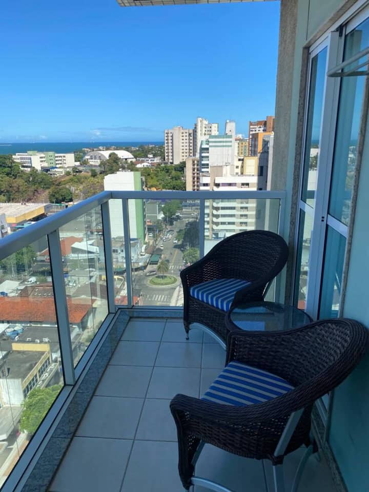Flat 1502 - Triângulo Wifi/vista/garagem - Vitoria