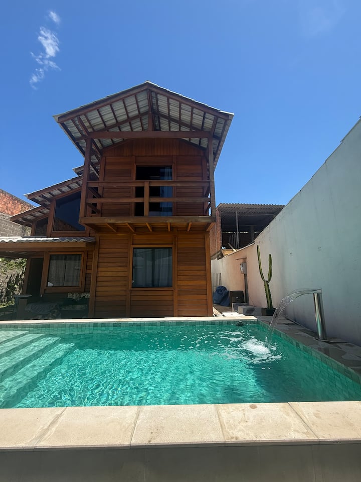 Casa De Madeira A Passos Da Praia - Vila Velha