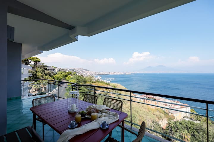 Maison Aurea[luxury Home Vista Golfo]free Parking - Naples
