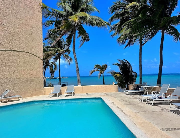 Departamento Con Loft Frente Al Mar - Isla Mujeres