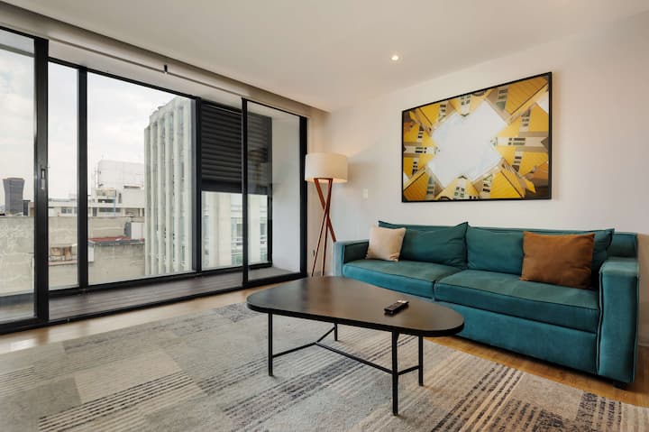 W* | Upscale 1br W/ Ac In The Heart Of Roma Sur - Benito Juárez