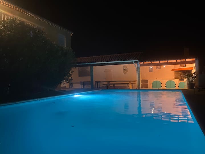Grande Maison Avec Piscine - 12 Pers à Alès - Alès