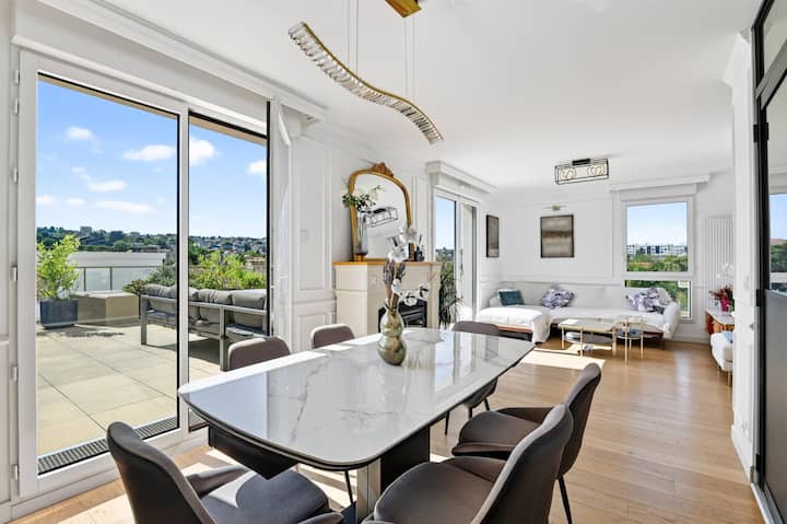 Duplex Premium - Terrasse & Parking - Rer A Paris - Rueil-Malmaison