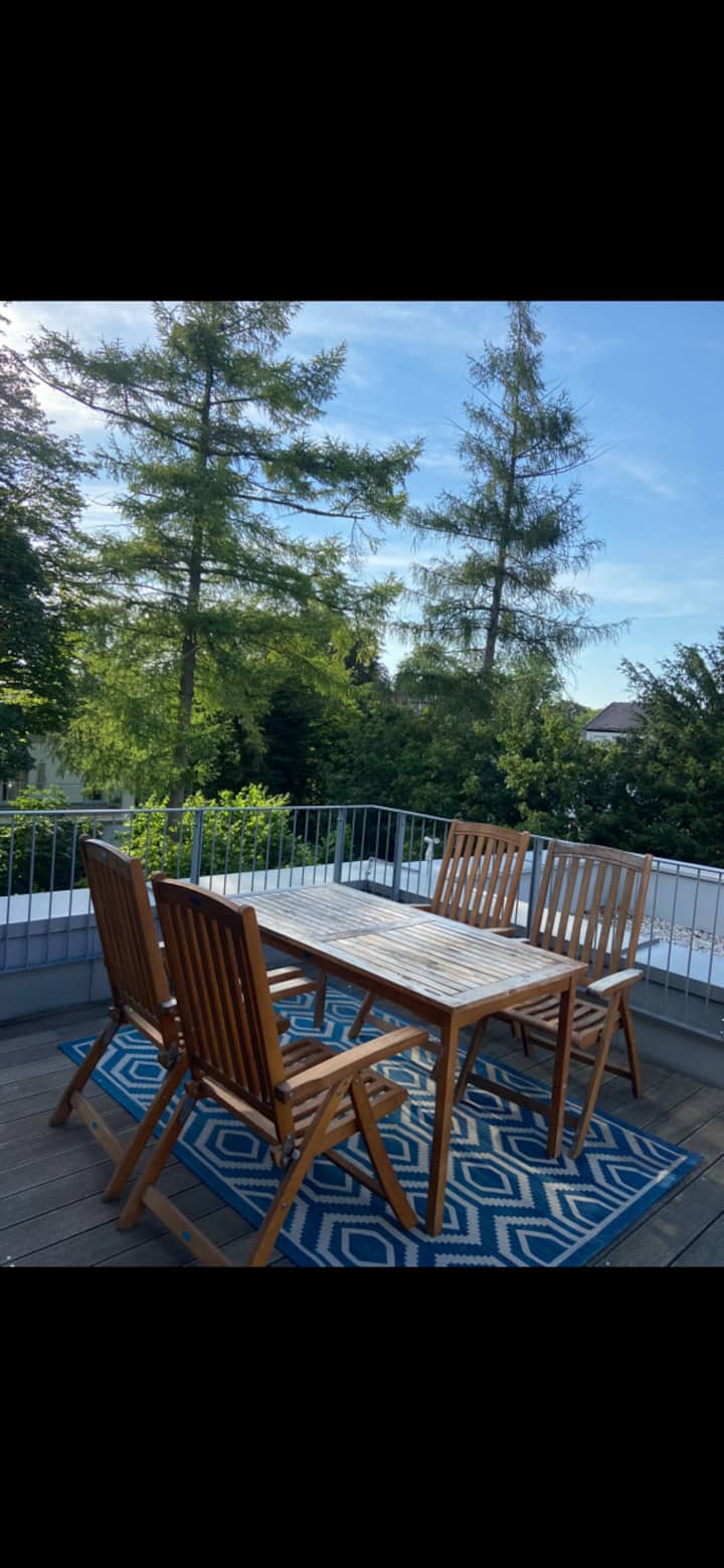 140qm Dachterrassen - Wohnung Im Villenviertel - Munich