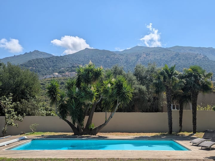 Villa Neuve, Piscine Et Vue Montagne Oletta - Saint-Florent