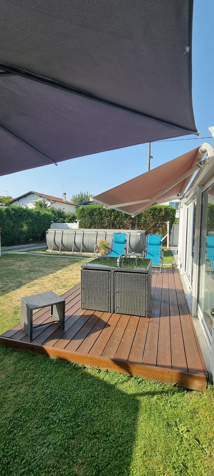 Joli Appartement Avec Terrain Et Piscine Privée - Biarritz