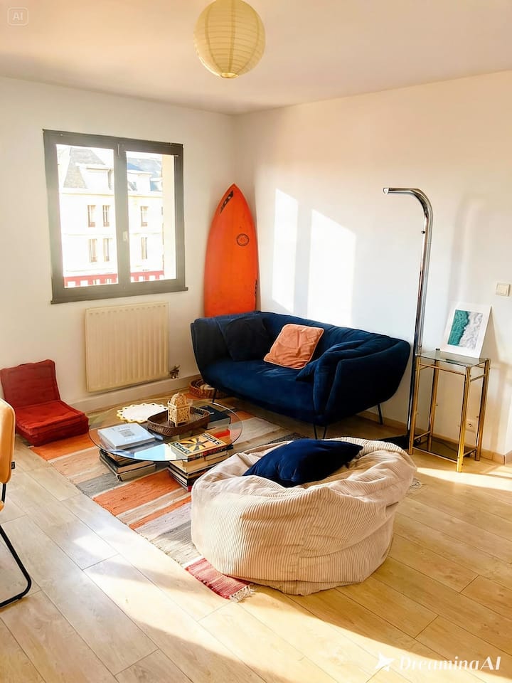 Ambiance Surf  T2 Balcon, Proche Grande Plage - Biarritz