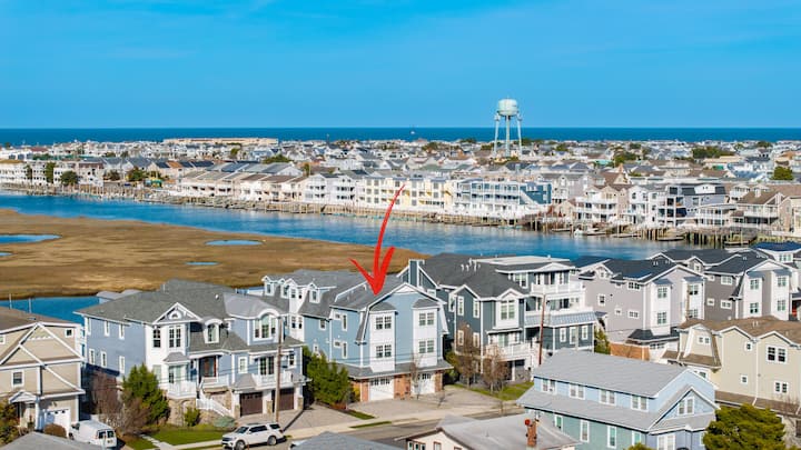 Luxury Avalon Bayfront 5 Bdm With Boat Slip & Pool - Avalon, NJ