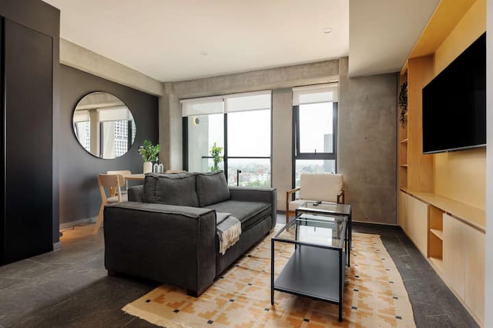 W* | Calm & Cozy 1br W/ Balcony In Tabacalera - Mexico