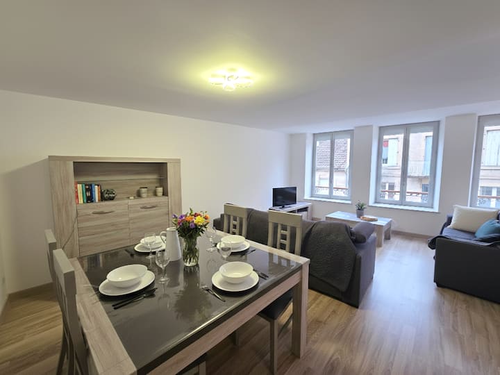 Charmant Appartement Central - 4 Pers. - Luxeuil-les-Bains