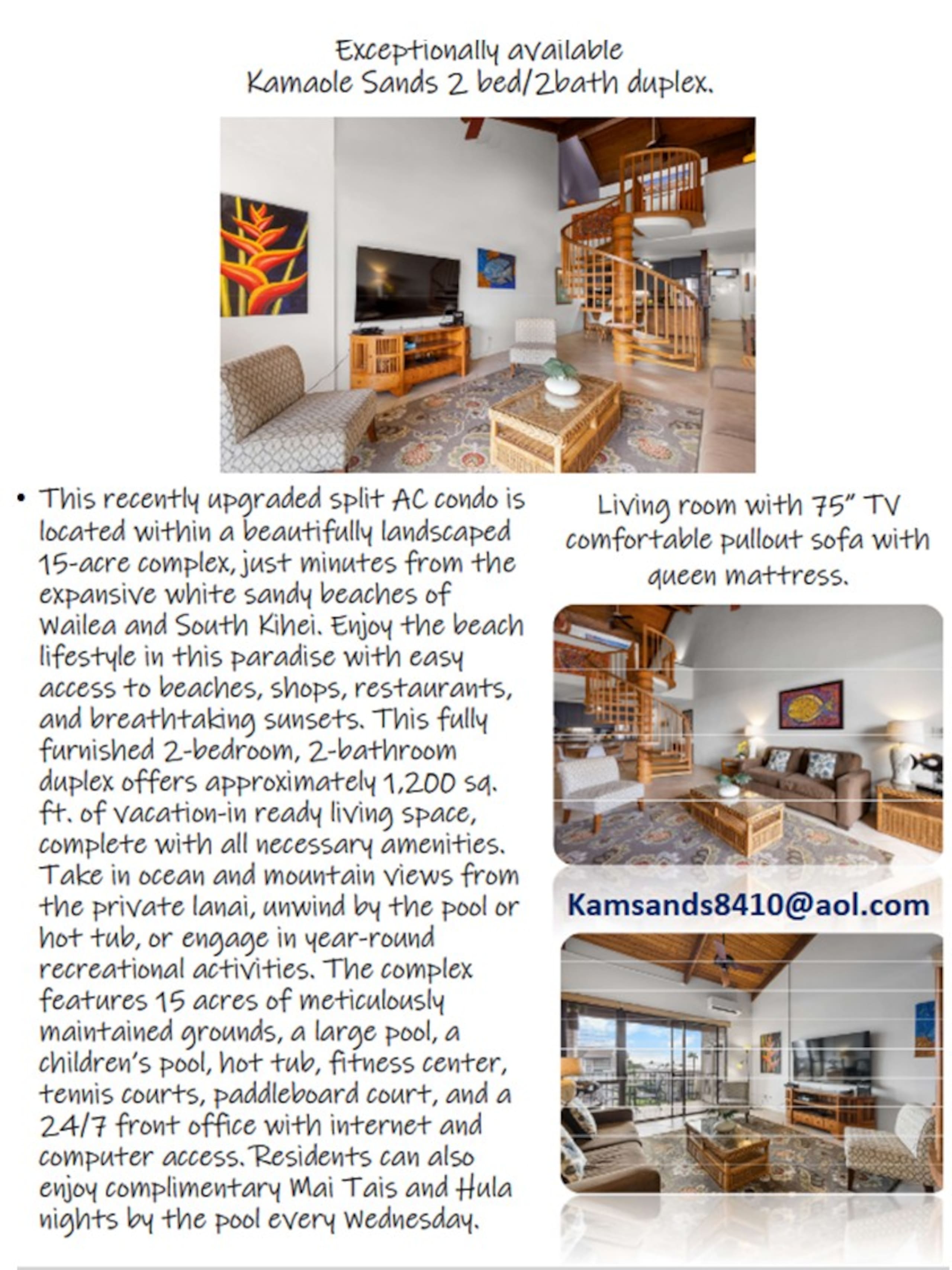Wahi nani, 2bed 2ba, Kamaole Sands, Ocean view - Image 41