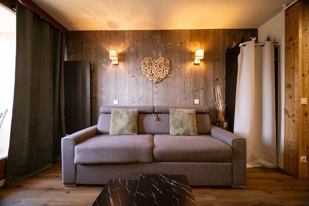 Appartement 4 personnes aux 2 Alpes, vue Muzelle et ski au pied — photo 1