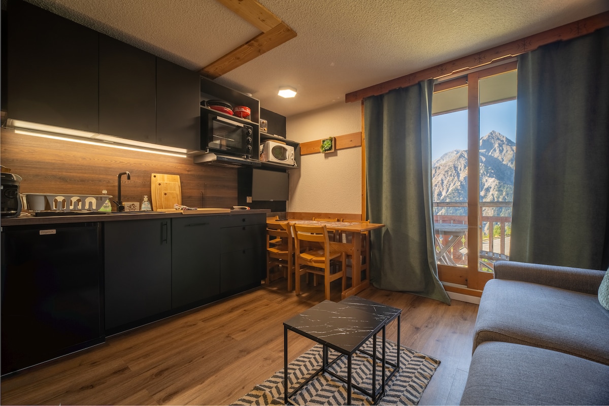 Appartement 4 personnes aux 2 Alpes, vue Muzelle et ski au pied — photo 3