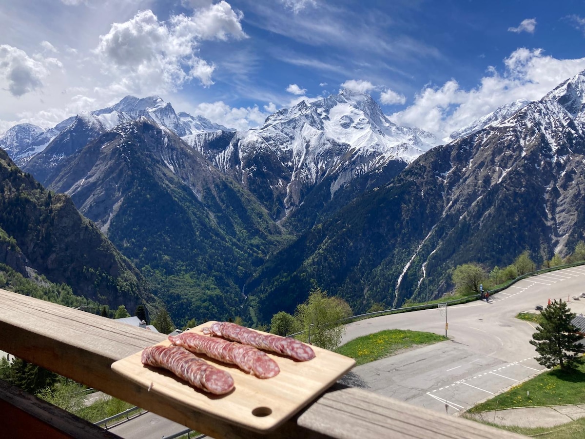 Appartement 4 personnes aux 2 Alpes, vue Muzelle et ski au pied — photo 7