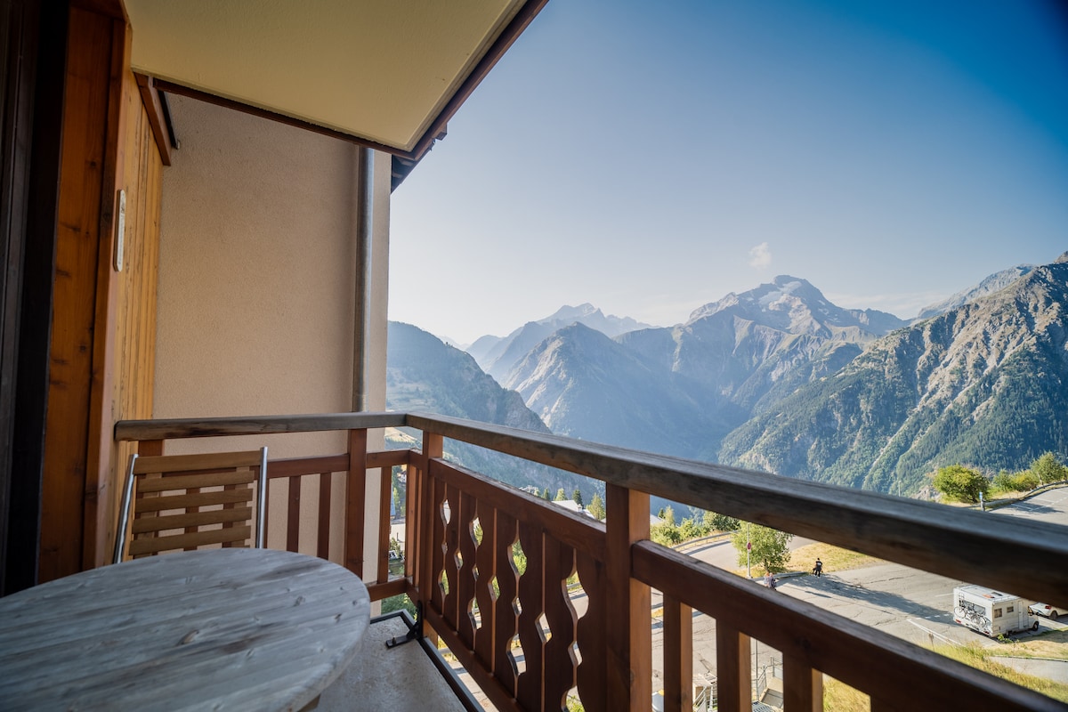 Appartement 4 personnes aux 2 Alpes, vue Muzelle et ski au pied — photo 5